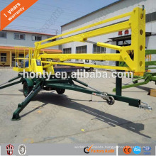 Top Sale!! diesel engine cheap price trailer boom lift for loading or unloading with 12 months warranty